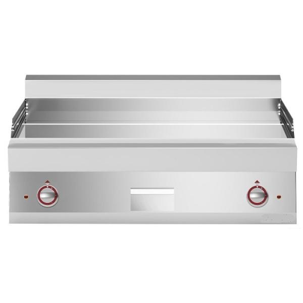 E65/PLCD10T-N (25) Elektro Grillplatte, EXTRA BREIT glatt verchromt